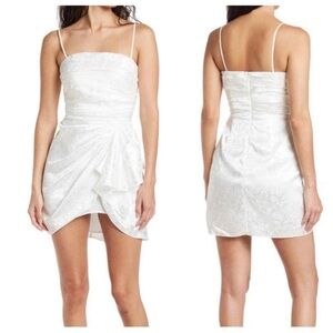 Ronny Kobo June Cocktail Dress in White Size Medium